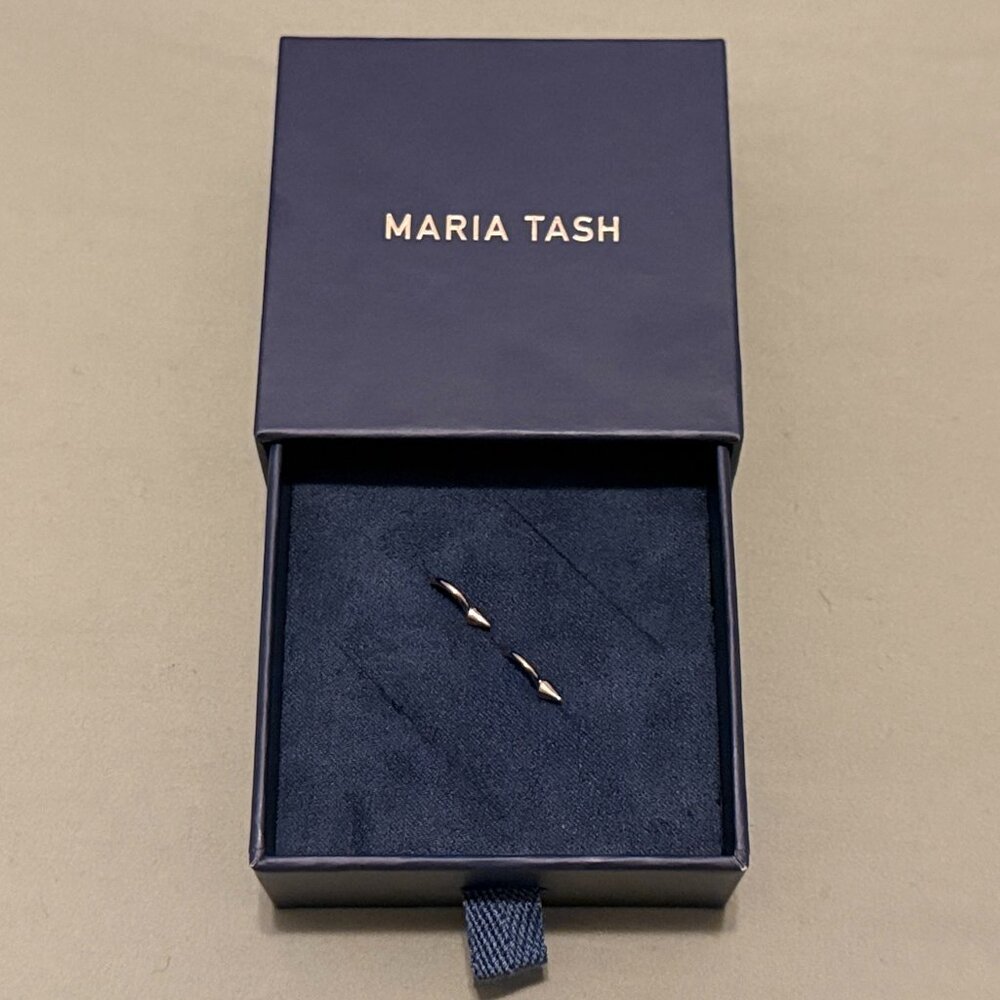 MARIA TASH RG Short Spike Hoop Earring 6.5mm (Single) - Picture 6 of 6
